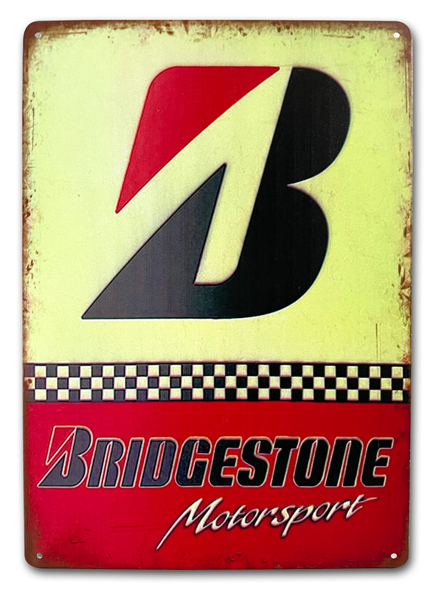 Bridgestone Motorsport Metal Sign