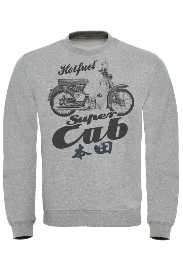 Super Cub Bike Print Sweatshirt