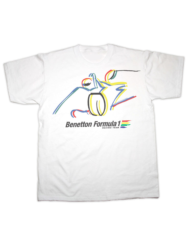 Benetton F1 Racing Team Sketch T Shirt