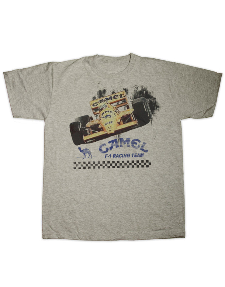 Camel F1 Racing Team Print T Shirt