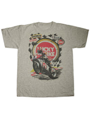 Lucky Strike Race Print T Shirt