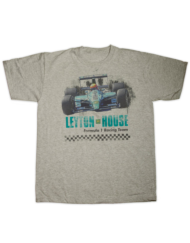 Leyton House F1 Racing Team Print T Shirt