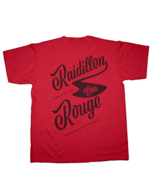 Raidillon Eau Rouge F1 Print T Shirt