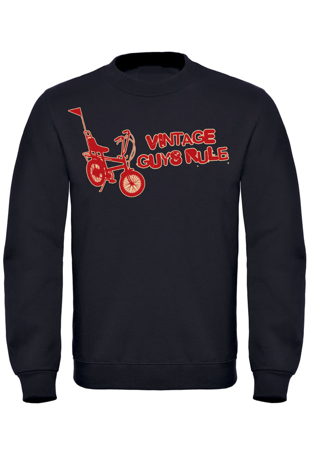 Vintage Guys Rule Chopper Sweatshirt