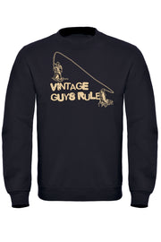 Vintage Guys Rule Fishing Sweatshirt