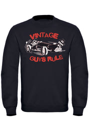 Vintage Guys Rule Racer Sweatshirt