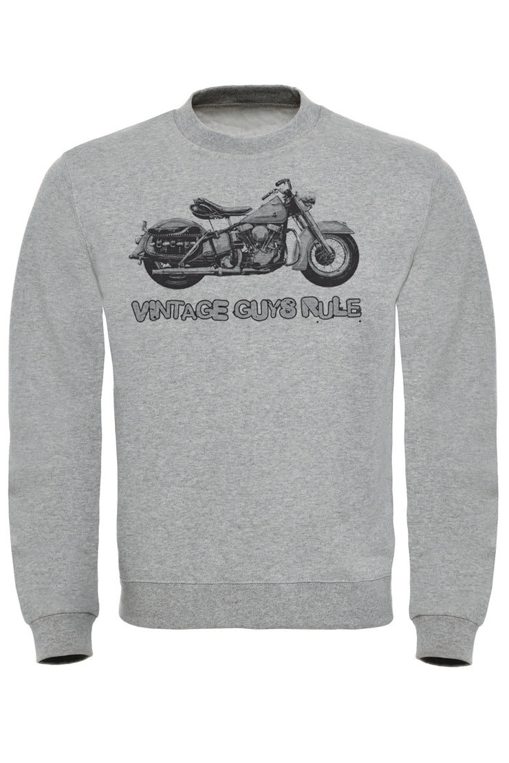 Vintage Guys Rule Biker Sweatshirt