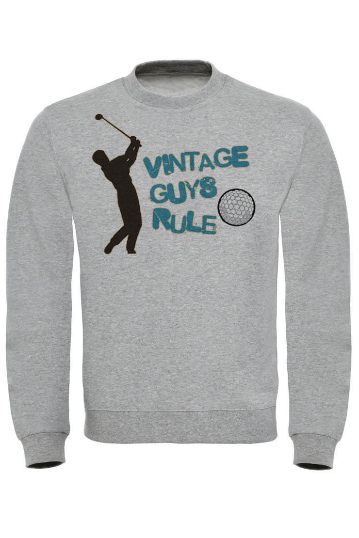 Vintage Guys Rule Golf Sweatshirt