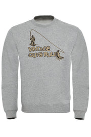 Vintage Guys Rule Fishing Sweatshirt