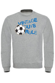 Vintage Guys Rule Football Sweatshirt