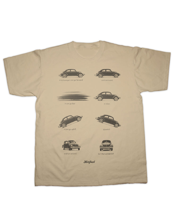 Beetle Actions Print T Shirt