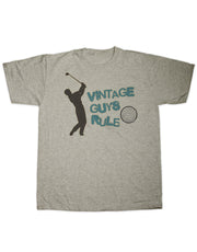 Vintage Guys Rule Golf T Shirt