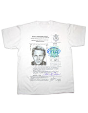License Print T Shirt