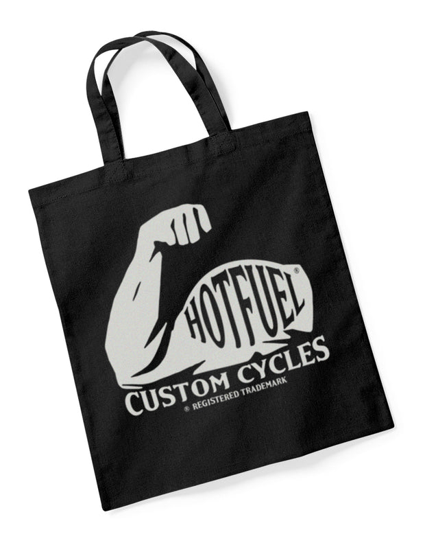 Hotfuel Custom Cycles Arm Cotton Tote Bag