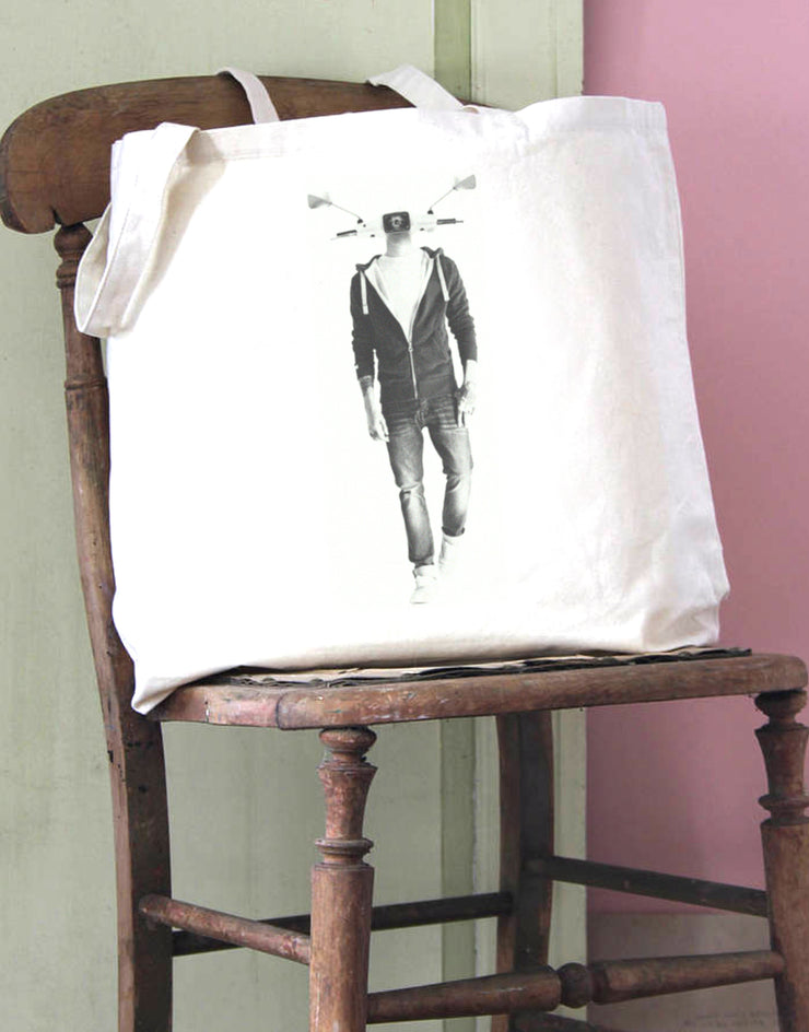 Scooter Head 3 Cotton Tote Bag