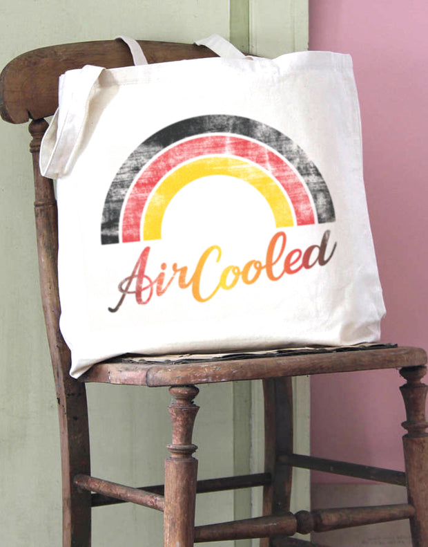 Air Cooled Rainbow Cotton Tote Bag